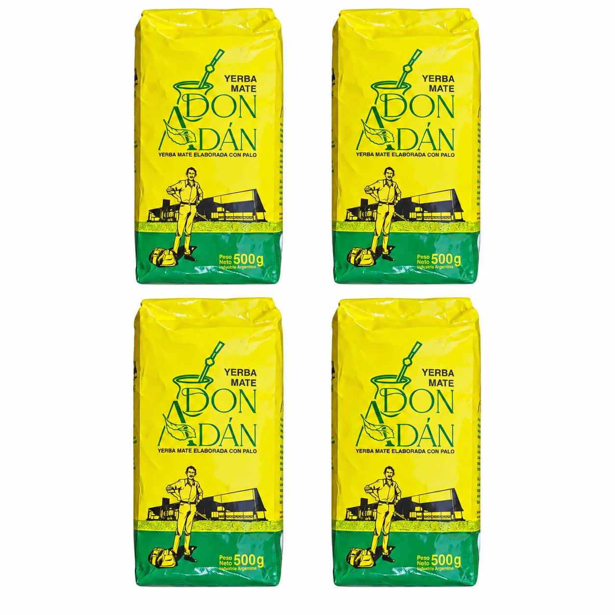 Pack de cuatro paquetes Don Adán de 500 gramos